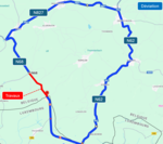  Chantier de réfection du revêtement de la N68 entre Deiffelt et Schmiede